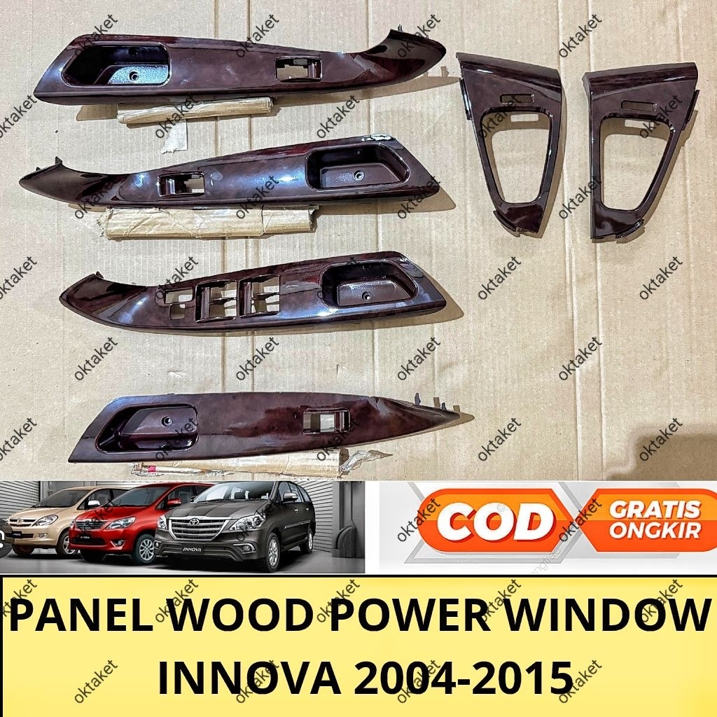 Jual Panel Wood Power Window Innova Lama Grand 2004 2010 2012 2013 2014 ...