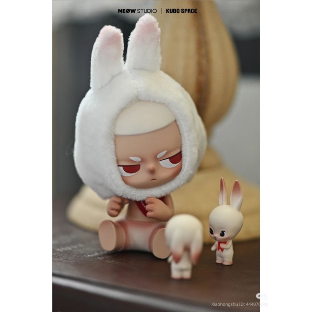 Jual MOEW STUDIO Ori KUBO Little White Rabbit 9cm PM605 | Shopee Indonesia