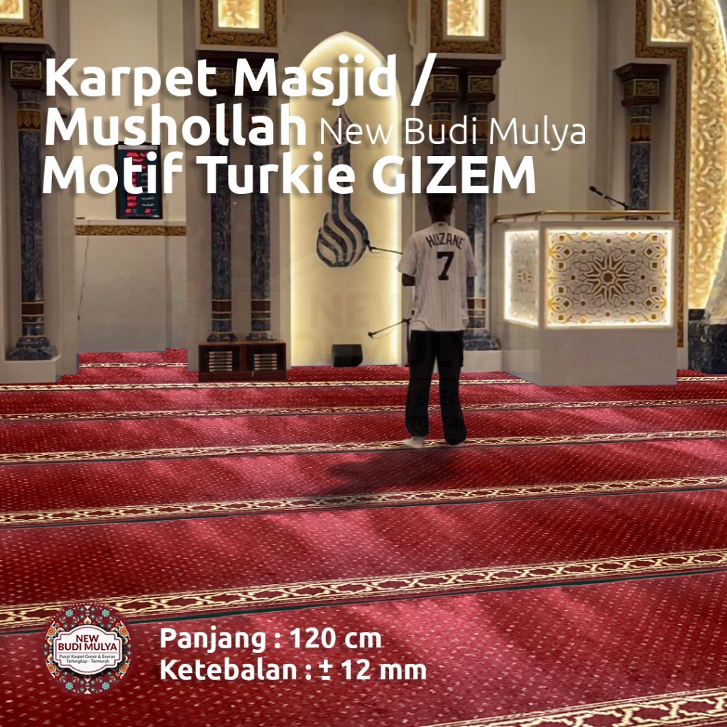 Jual Karpet Masjid/Mushollah New Budi Mulya Motif Turkie Gizem panjang ...