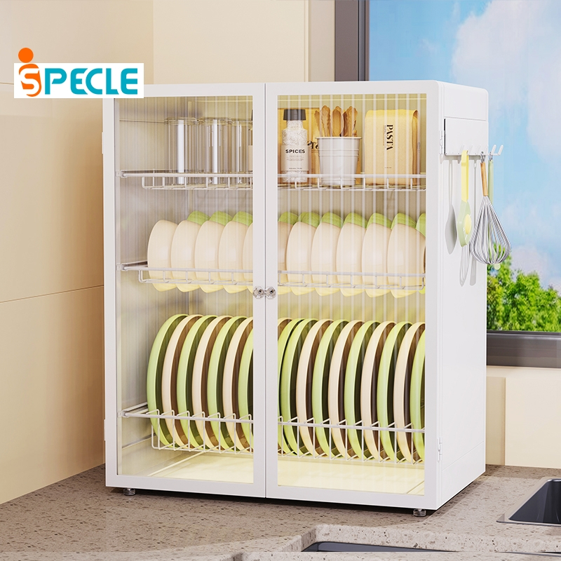 Jual iSPECLE Rak Piring Tertutup Anti Debu Lemari Piring Minimalis ...