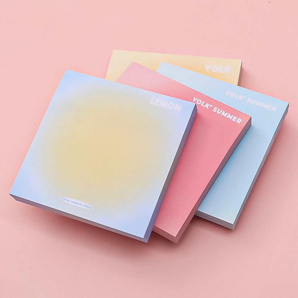 Jual EC Sticky Notes Tempel Persegi Gradasi Isi 50 Lembar / Memo Polos ...