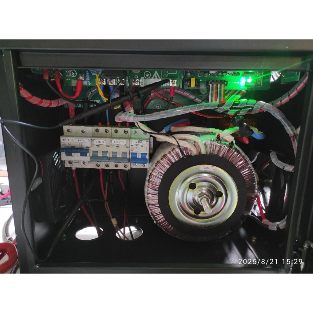 Jual Inverter UPS Box Panel 3000W LCD Touch Screen Pure Sine Wave ...