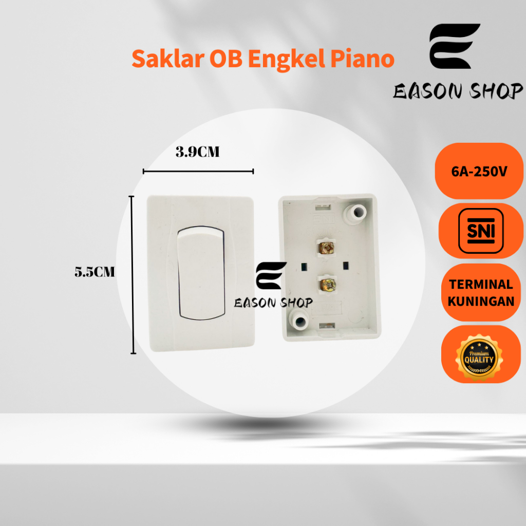 Jual Saklar OB / Outbow Mini Engkel Piano Minimalis Modern | Shopee ...