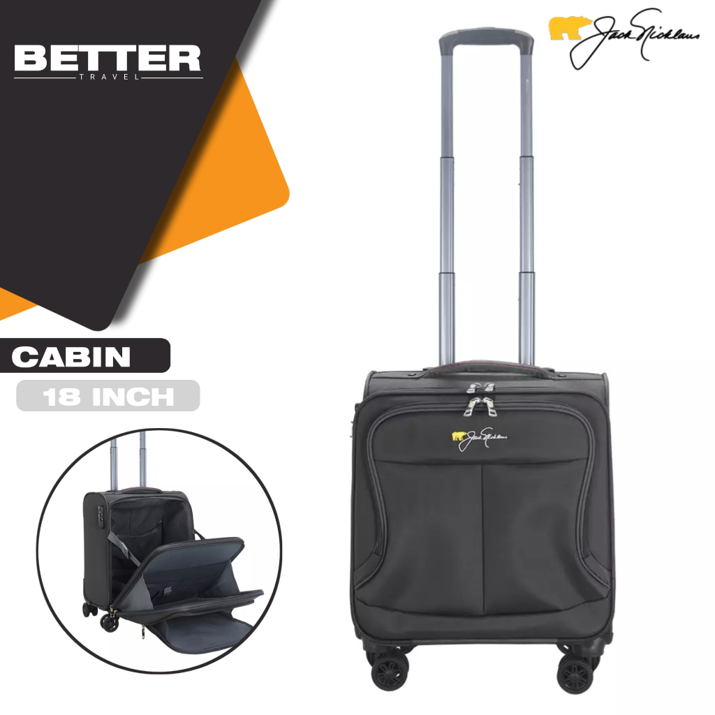 Jual Koper small 18 inch cabin JACK NICKLAUS softcase kain + tempat ...