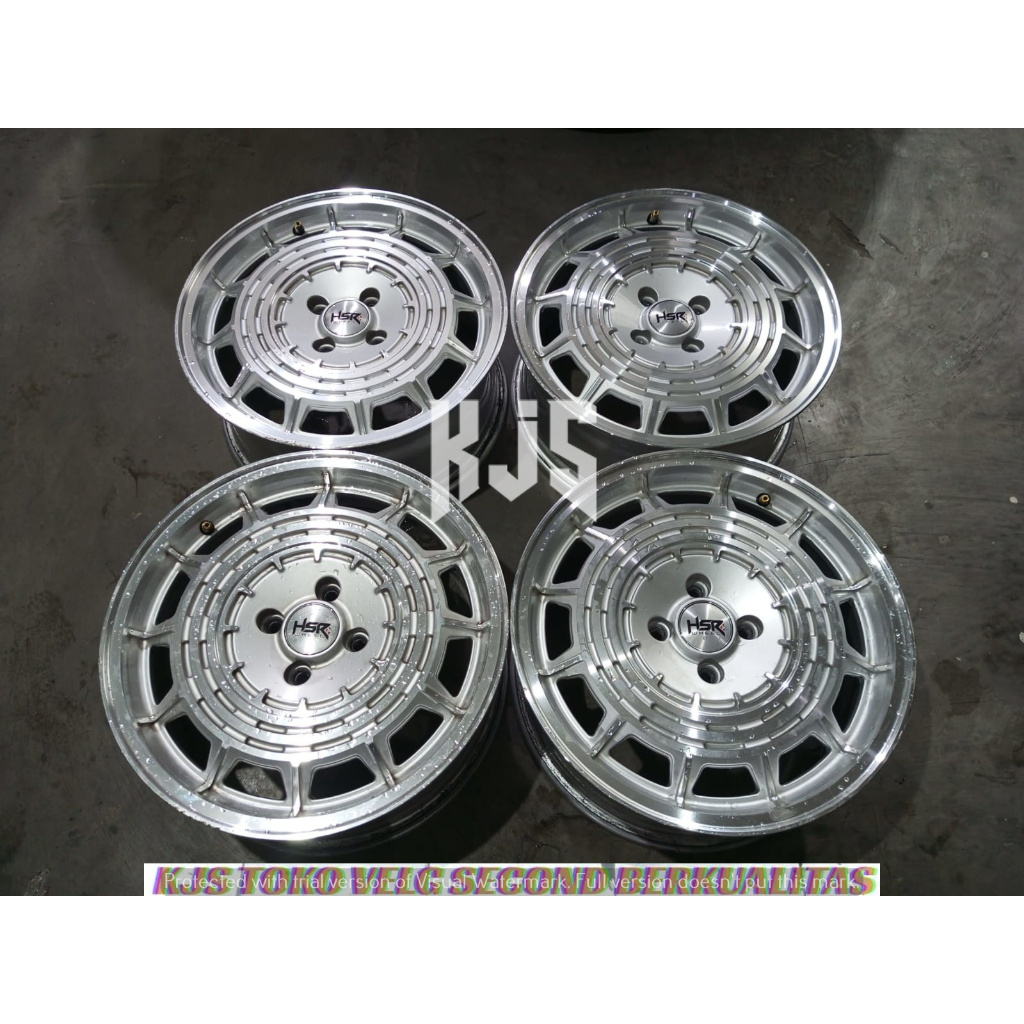 Jual PELEK SECOND MODEL HSR RTR RING 16 LEBAR 7 RATA PCD 4X100 OFFSET ...
