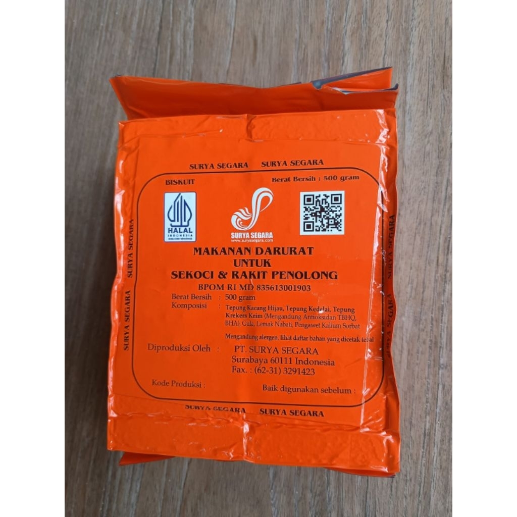 Jual Ransum Makanan Darurat Biskuit 500gr | Shopee Indonesia