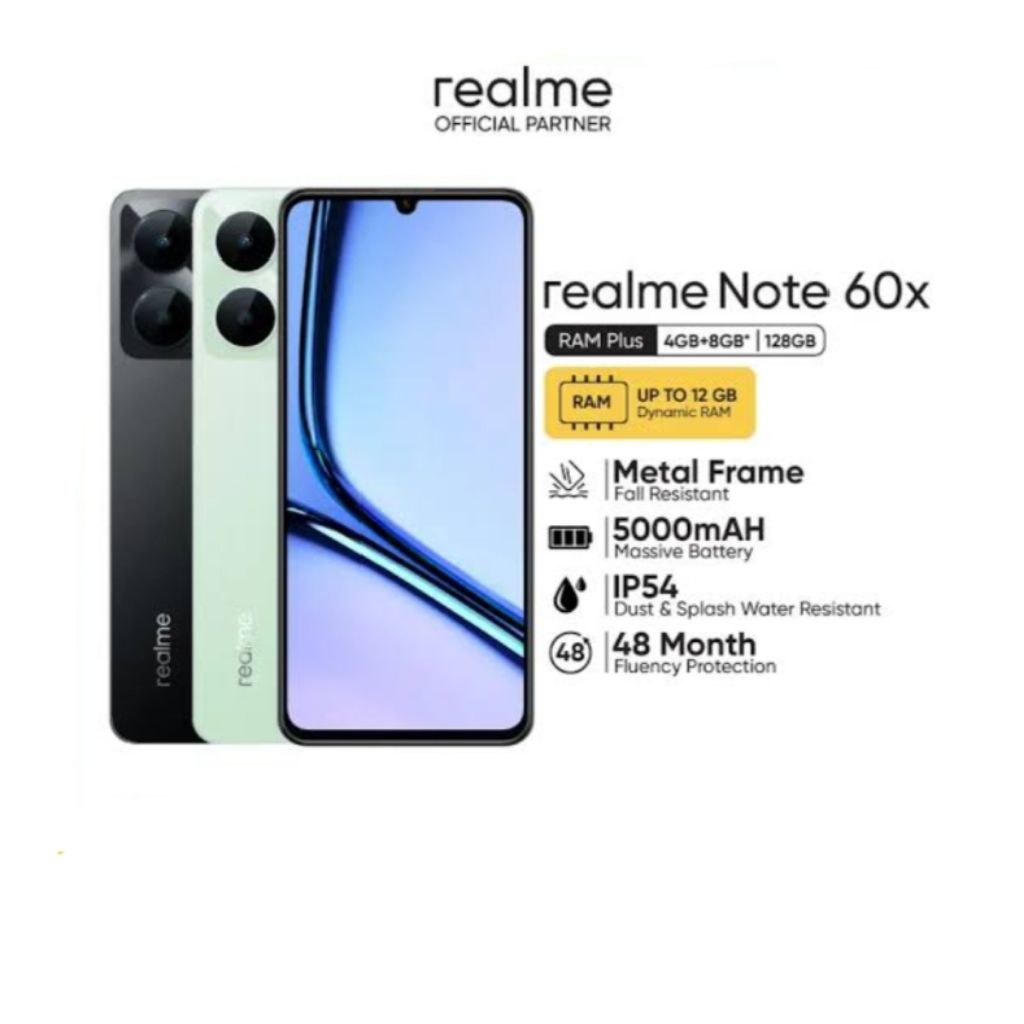 Jual HP REALME NOTE 60X 4/64 GB - RELMI NOTE 60 X RAM 4GB ROM 64GB ...