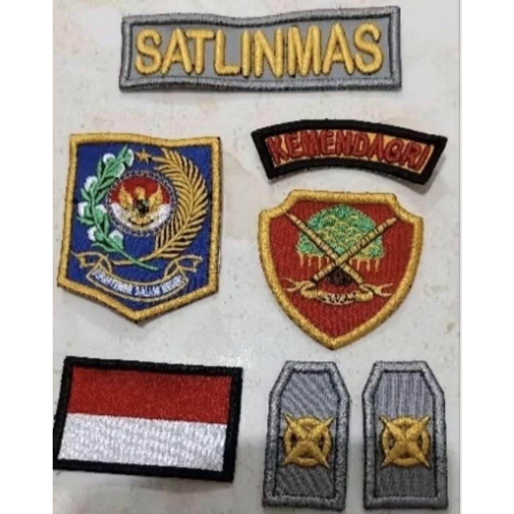 Jual logo linmas pull set bordir timbul 3d | Shopee Indonesia