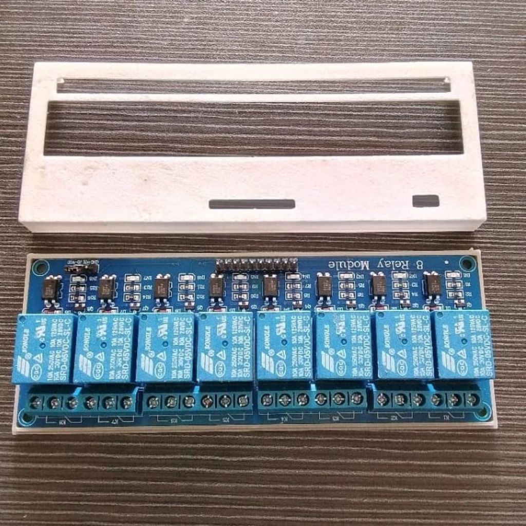 Jual NEW PART SET relay 8 channel 5v module + casing case protector ...