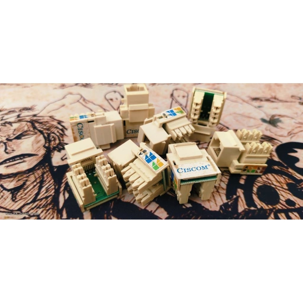 Jual Modular Jack Rj45 Cat5e Ciscom/Ciscom/Jack/Rj45/Cat5e | Shopee ...