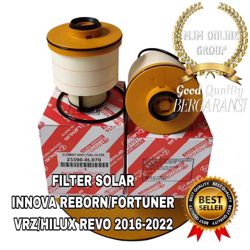 Jual Fuel filter saringan solar Fortuner Vrz Hilux Revo Innova Reborn ...
