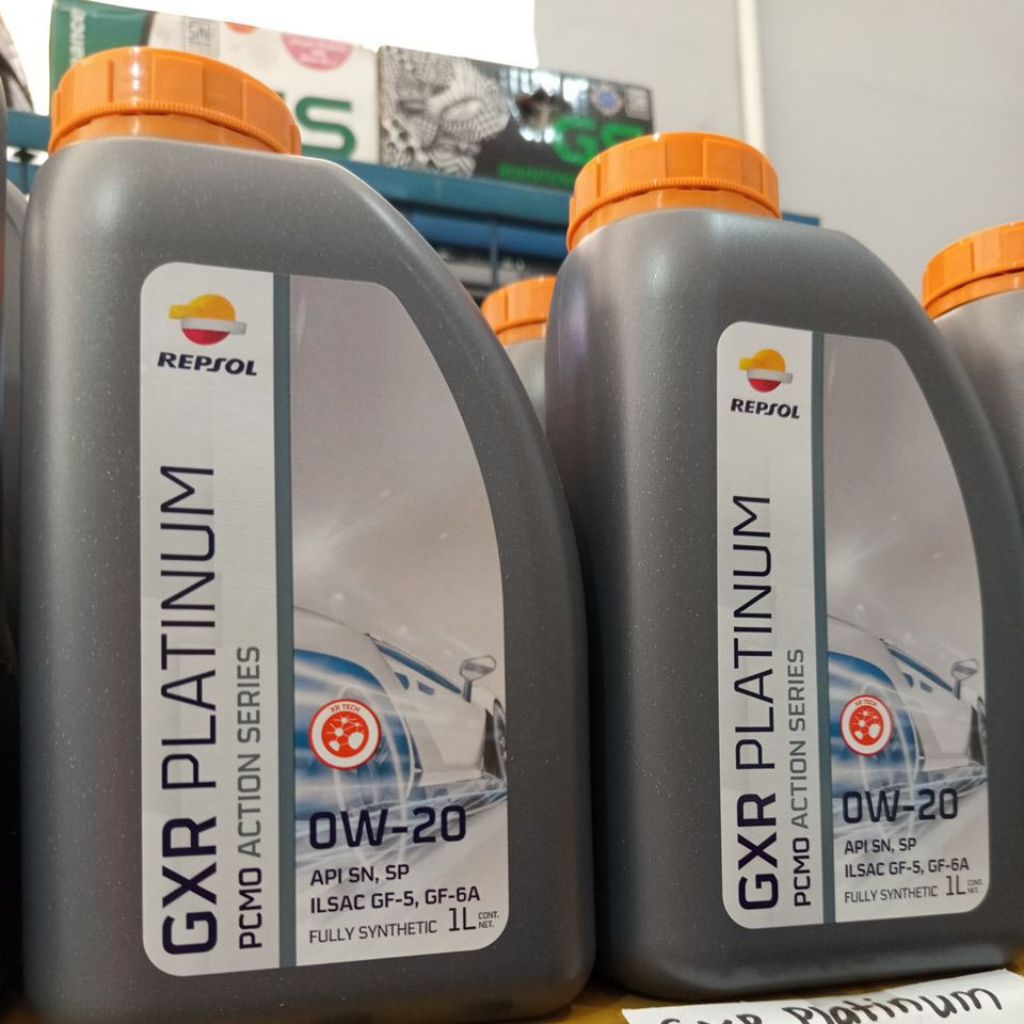 Jual OLI MESIN MOBIL REPSOL GXR PLATINUM 0W-20 1 LITER | Shopee Indonesia