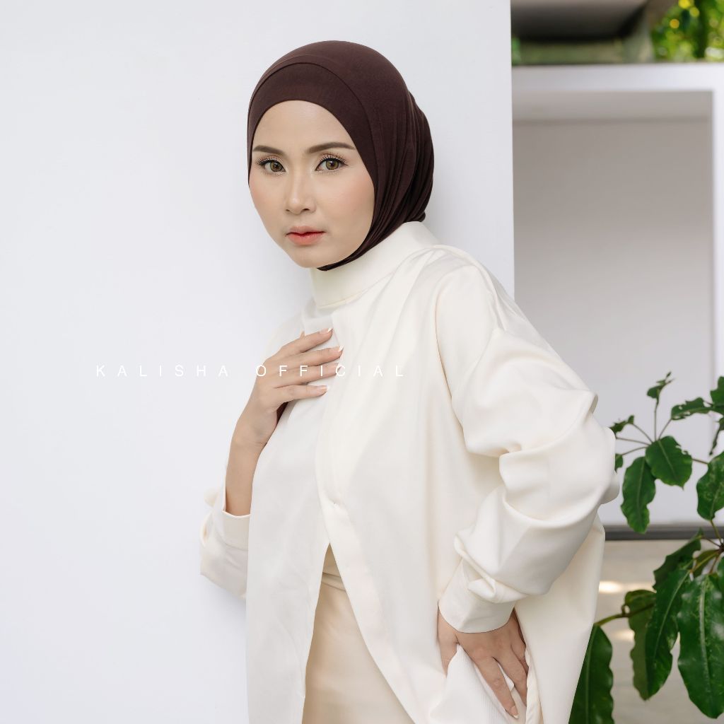 Kalisha X Mima - Vanya Instan Bergo Bahan Rayon Viscose Ukuran S - foto 2
