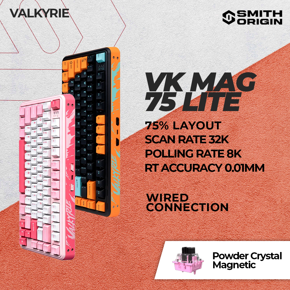 Jual VALKYRIE VK MAG 75 Wired Magnetic Switch Gaming Keyboard | Shopee ...