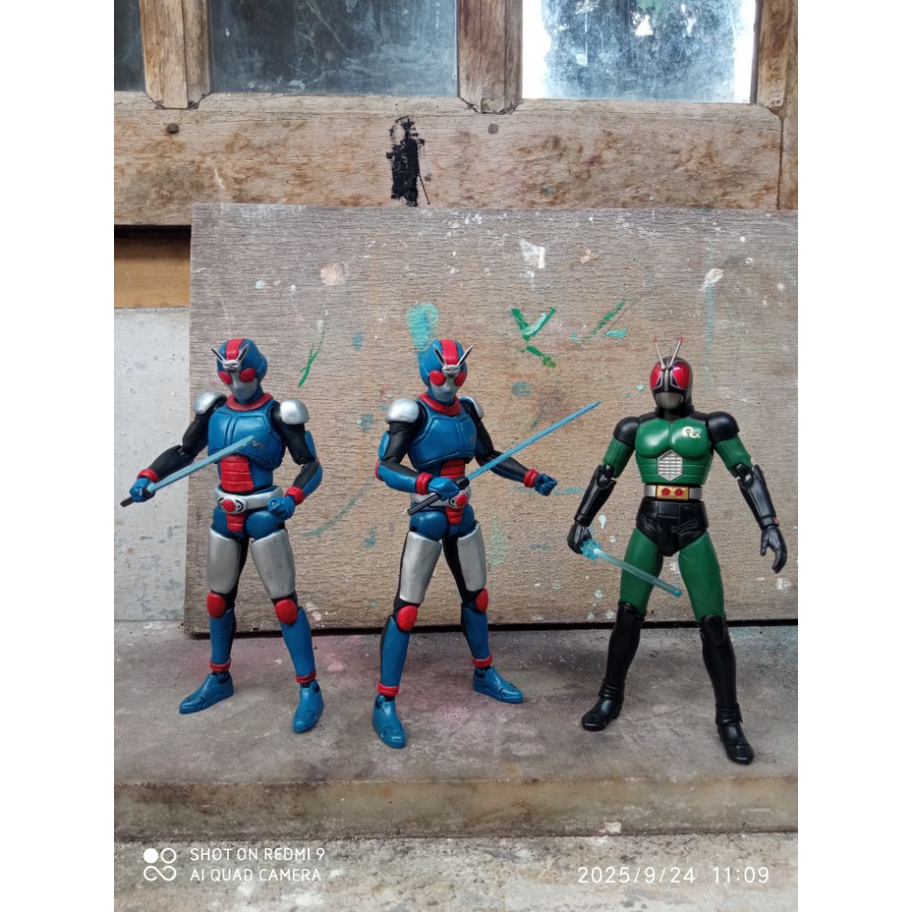 Jual Action figure Kamen rider black RX bio custom # mainan shf figma ...