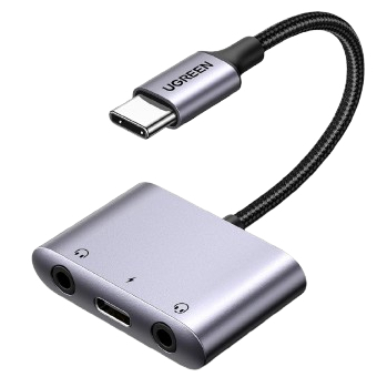 Jual UGREEN Splitter DAC Type C to Dual Jack Audio Adapter 2-In-1 Open ...