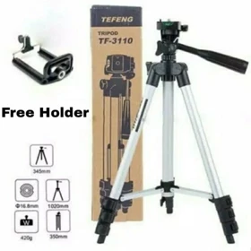 Tripod Handphone Dan Kamera 3110 Bonus Holder U Universal Dudukan Foto HP