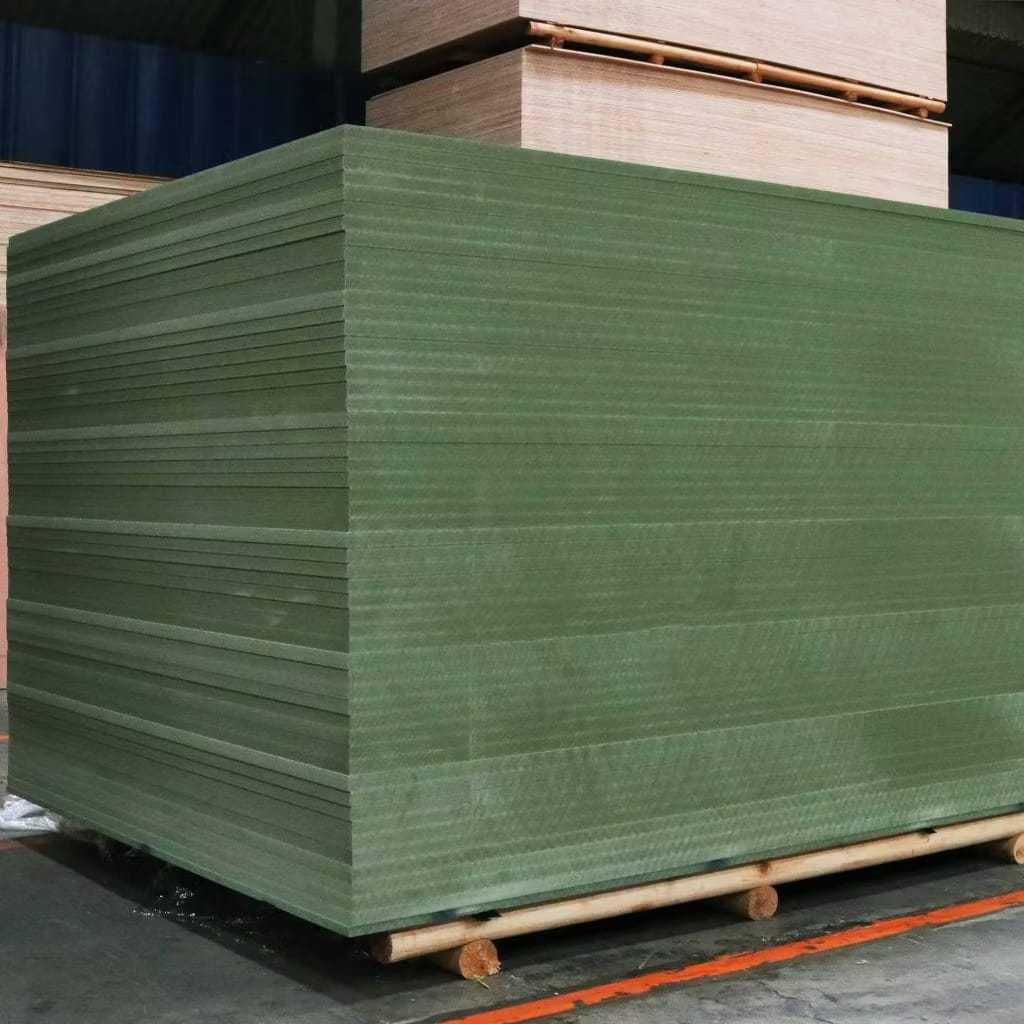 Jual (HARAP BACA DESKRIPSI) HMR MDF Hijau Tahan Air 3mm I Ukuran 122 x ...