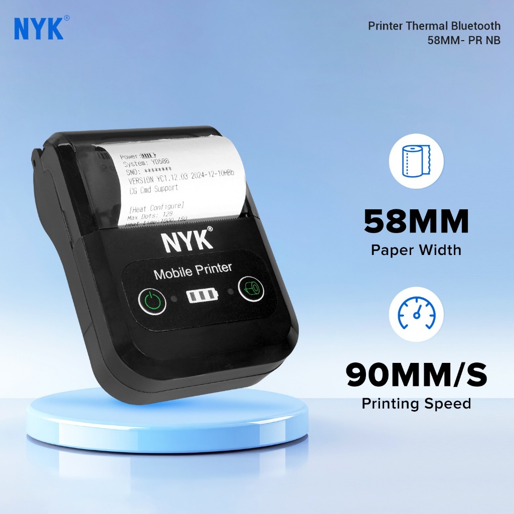 Jual NYK Printer Thermal Bluetooth 58mm - Printer Kasir Portabel L5 ...