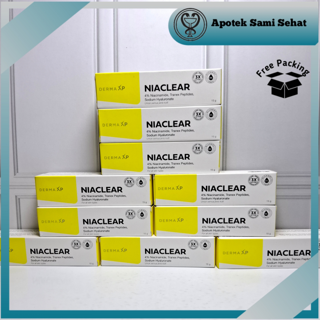 Jual 10 TUBE NIACLEAR 15 GRAM (mencerahkan kulit dan menjaga skin ...