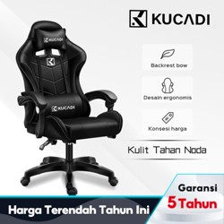 KUCADI Kursi Gaming / Gaming Chair / Kursi Gamers / Kursi Gamer Murah / Kursui Putar / Kursi Game / Kursi Hidrolik / Kursi Santai [ Garansi lima tahun ]