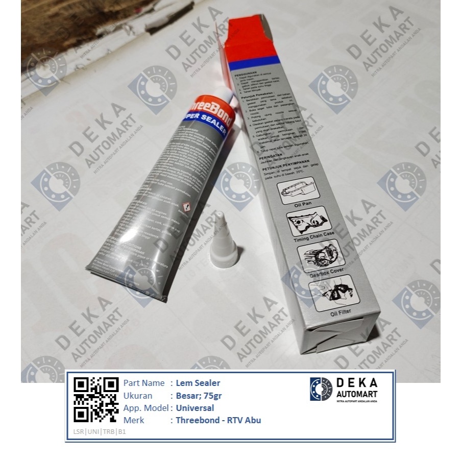 Jual Lem Sealer Threebond besar untuk carter (oil pan) deksel (cylinder ...