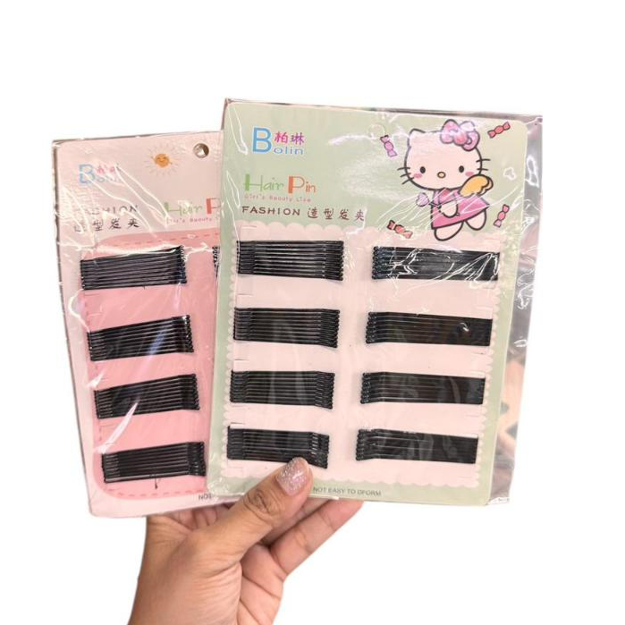 Jual 1Lembar Jepit Rambut Lidi Hitam Tebal /Hair Pin / Bobby Pin ...