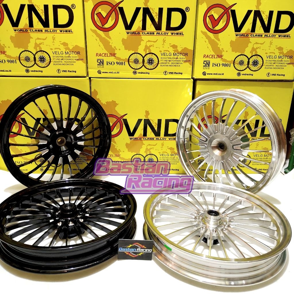 Jual VELG RACING VND RACELINE SERIES RING 14 LEBAR 14X215 14X185 VARIO ...