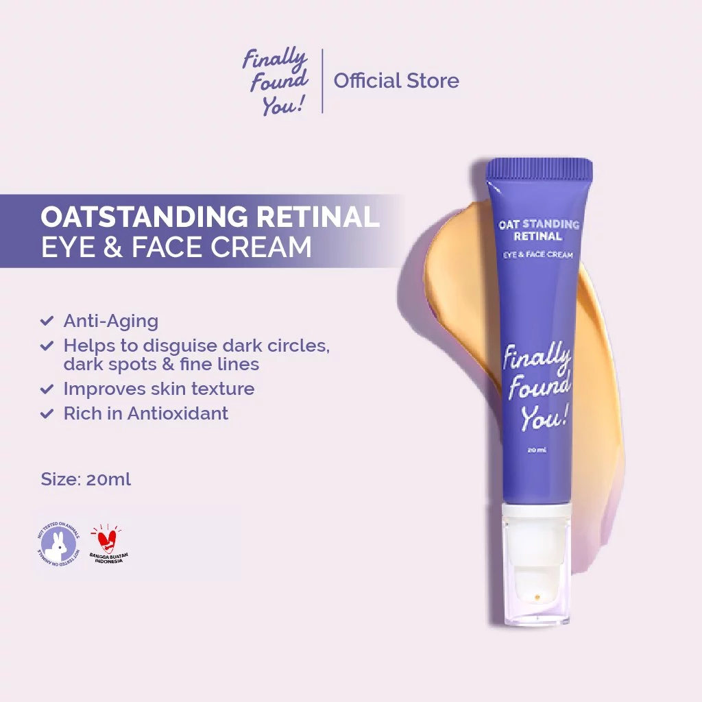 Pratinjau Finally Found You! FFY OATstanding Retinal - 2in1 Eye & Face Cream Krim Mata Panda dan Kerutan 20ml