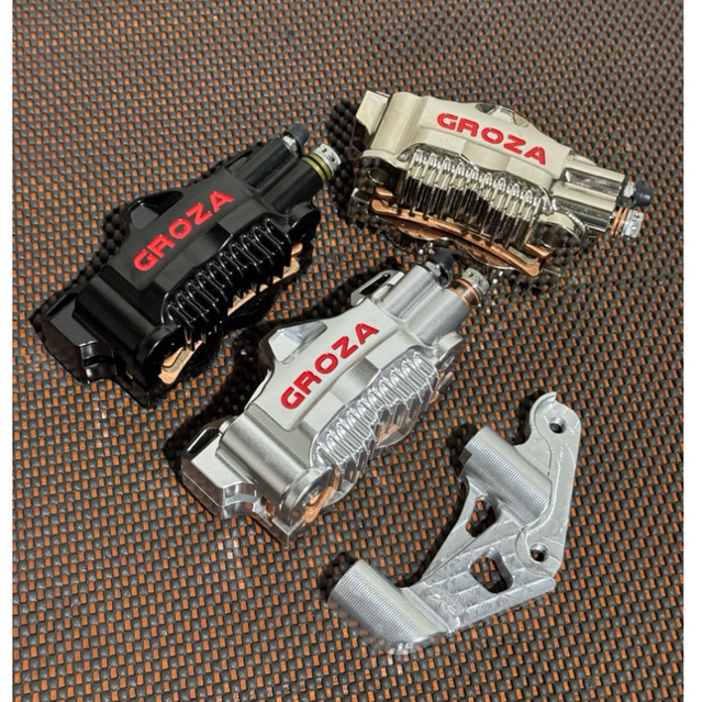 Jual KALIPER CALIPER GROZA DAZZLE 4P SET BREKET PNP NINJA R RR SS DISC ...
