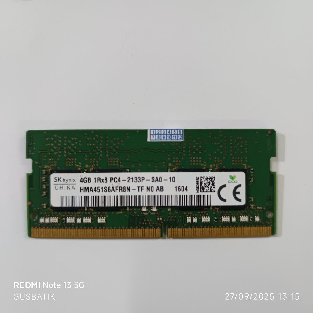 Jual sodim ddr4 4gb 4 GB ram memori laptop skhynix korea samsung