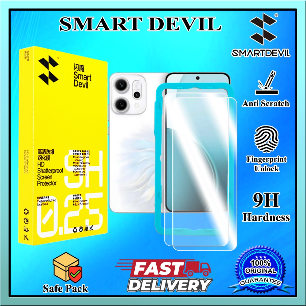 Jual Smartdevil Tempered Glass Oppo Reno 14 Easy Installer screen ...