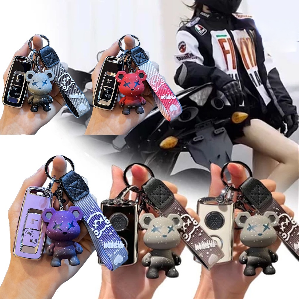 Jual Cute Cover Case Kunci Motor Beruang Kecil Gantungan Kunci Motor ...