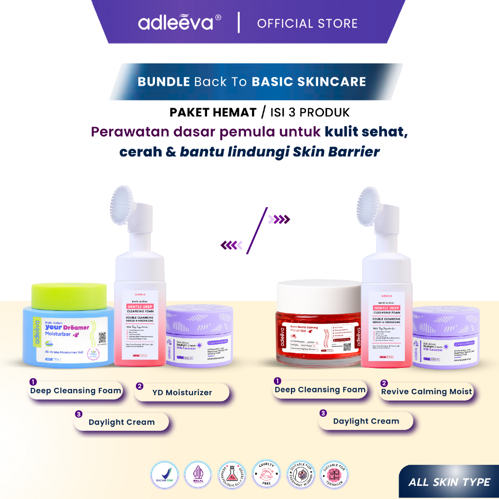 Adleeva Back to Basic Skincare Bundle