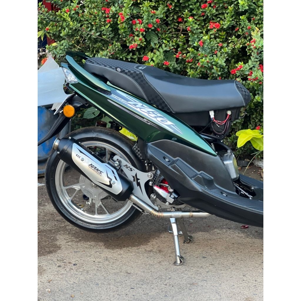 Jual Knalpot Mio std Racing Hans Racing Generation • type HS 02 BlACK ...