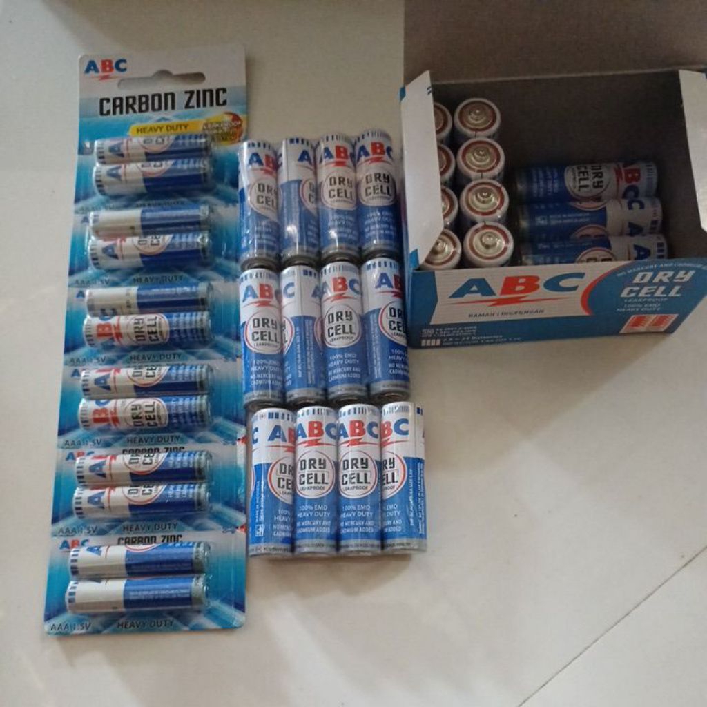 Jual BATERAI ABC (12baterai) | Shopee Indonesia