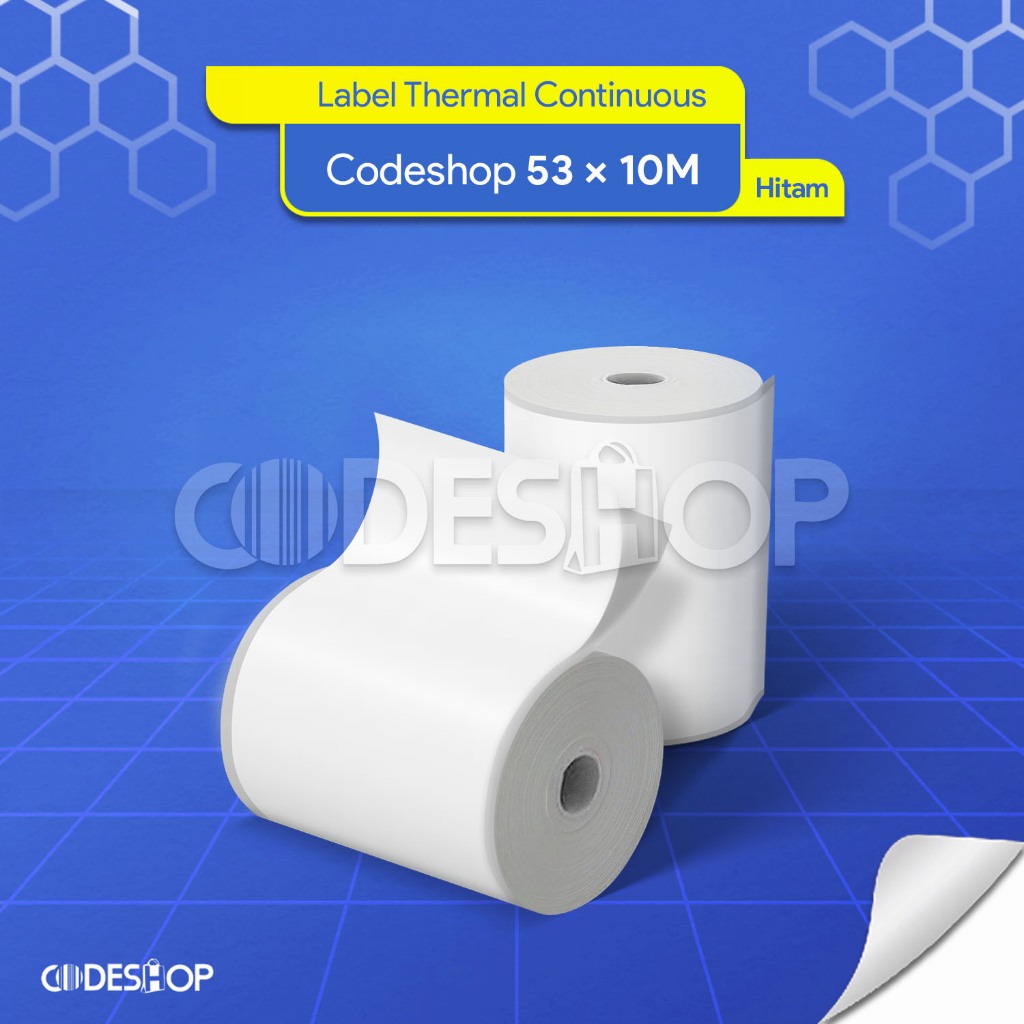 Jual Label Stiker Continues Printer Kasir Thermal Blueprint Iware VSC ...