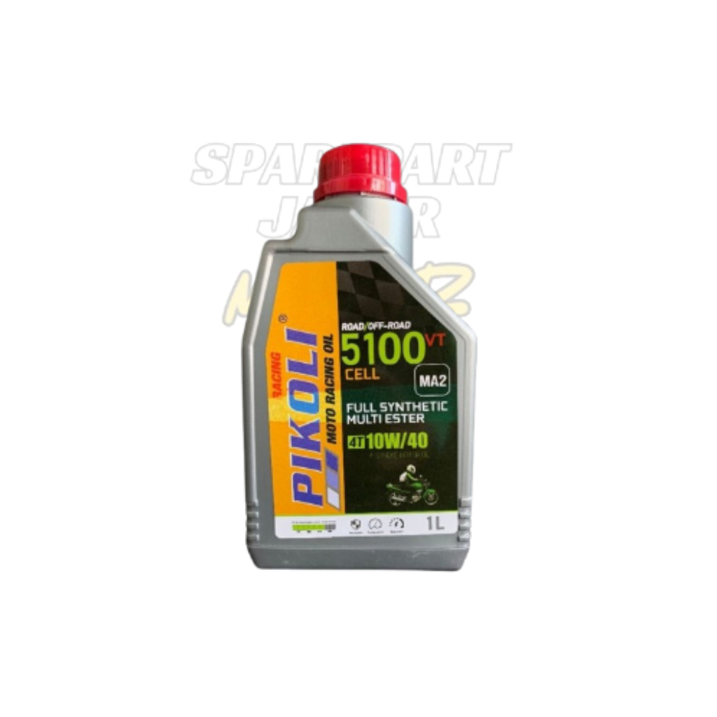 Jual Oli Mesin Pikoli 5100VT Cell MA2 Full Synthetic Multi Ester 10W40 ...