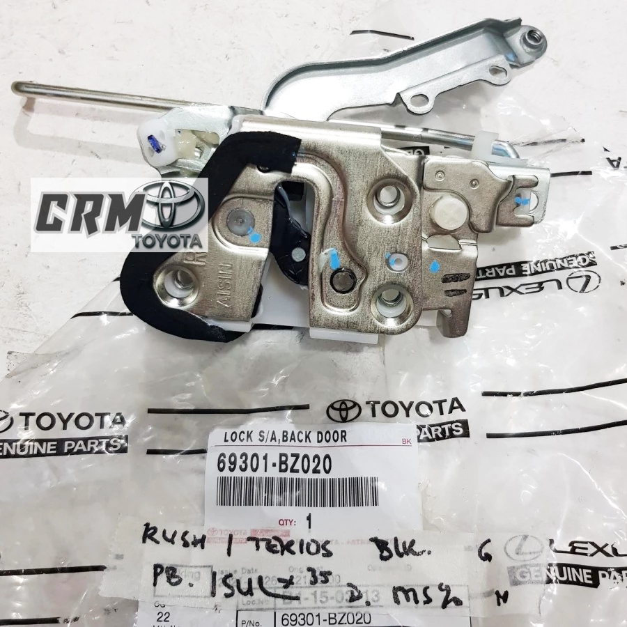 Jual Door Lock Pintu Bagasi Belakang Rush Terios 2006-2017 Original ...