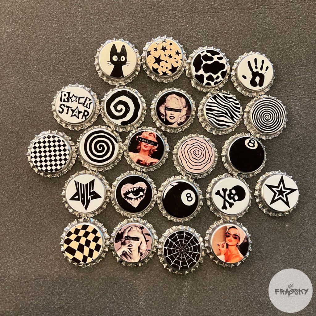 Jual Fragsky - Pin Tutup Botol Bros Ukuran 30mm Gambar Aesthetic Skena ...
