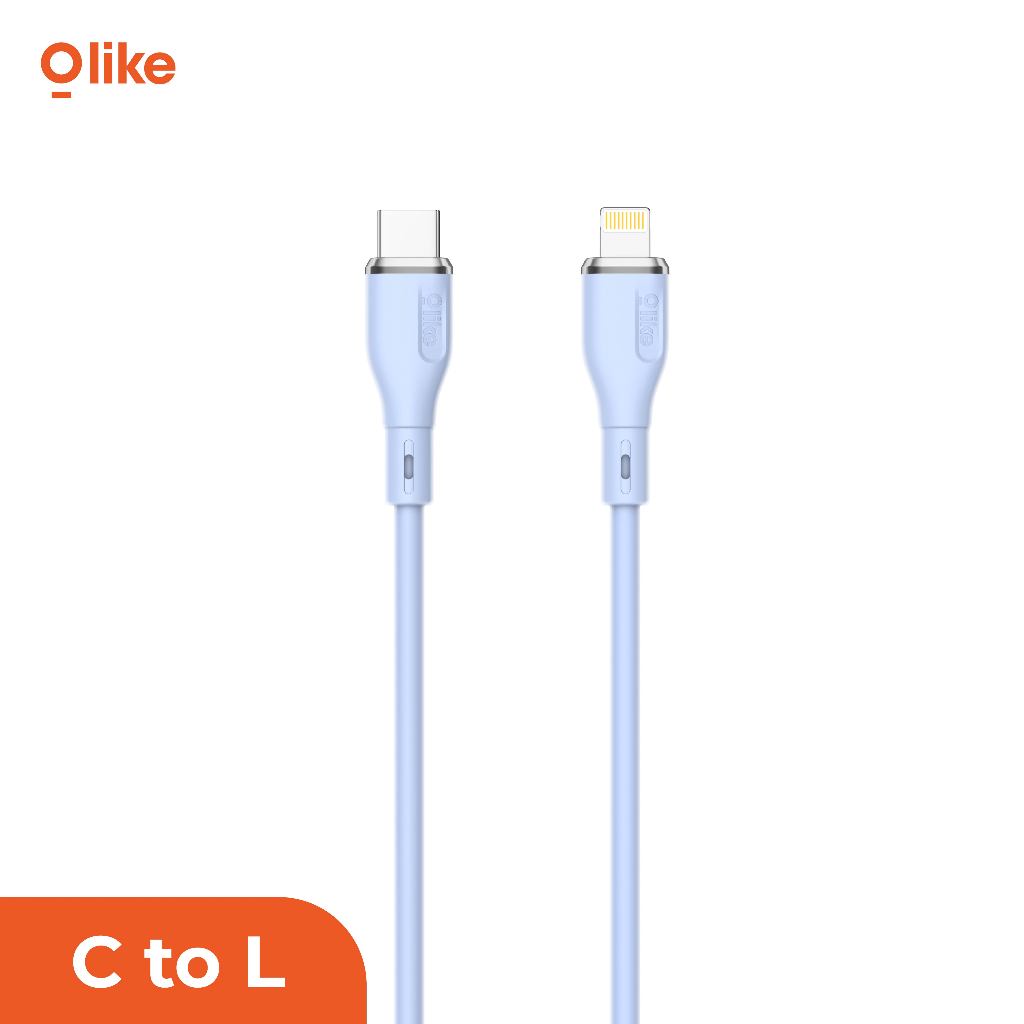 OLIKE Kabel Data Fast Charging C Series 3A 60W 27W – USB-A USB-C  Lightning D113