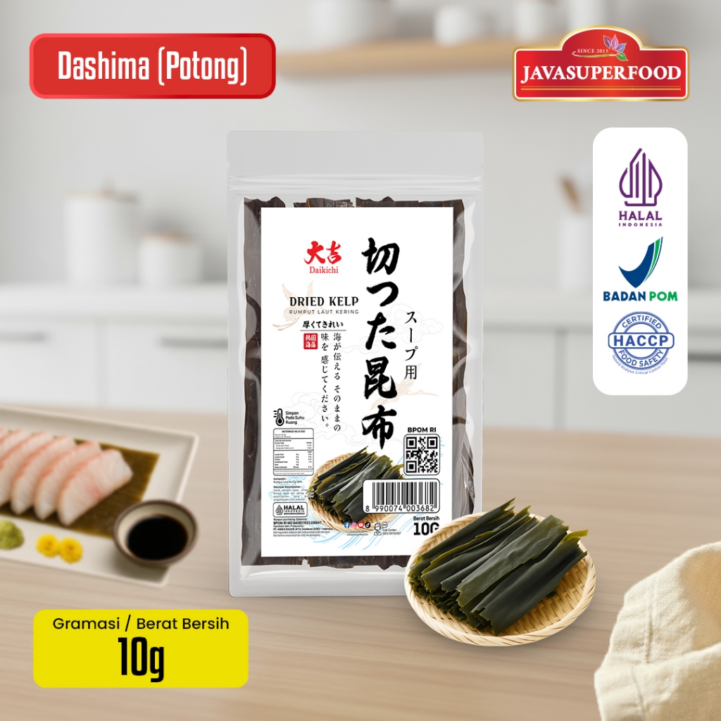 Jual Kombu / Konbu / Dashima Potong / Kelp Dashi / Rumput Laut Kaldu ...