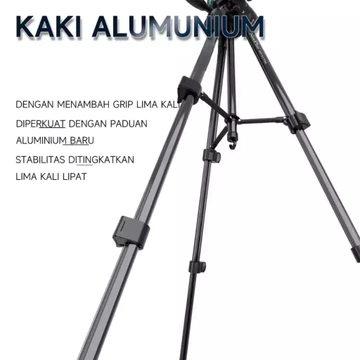 Tripod Profesional NP 3180S Wireless Bluetooth Tripod Selfie Stand Phone Holder Kokoh