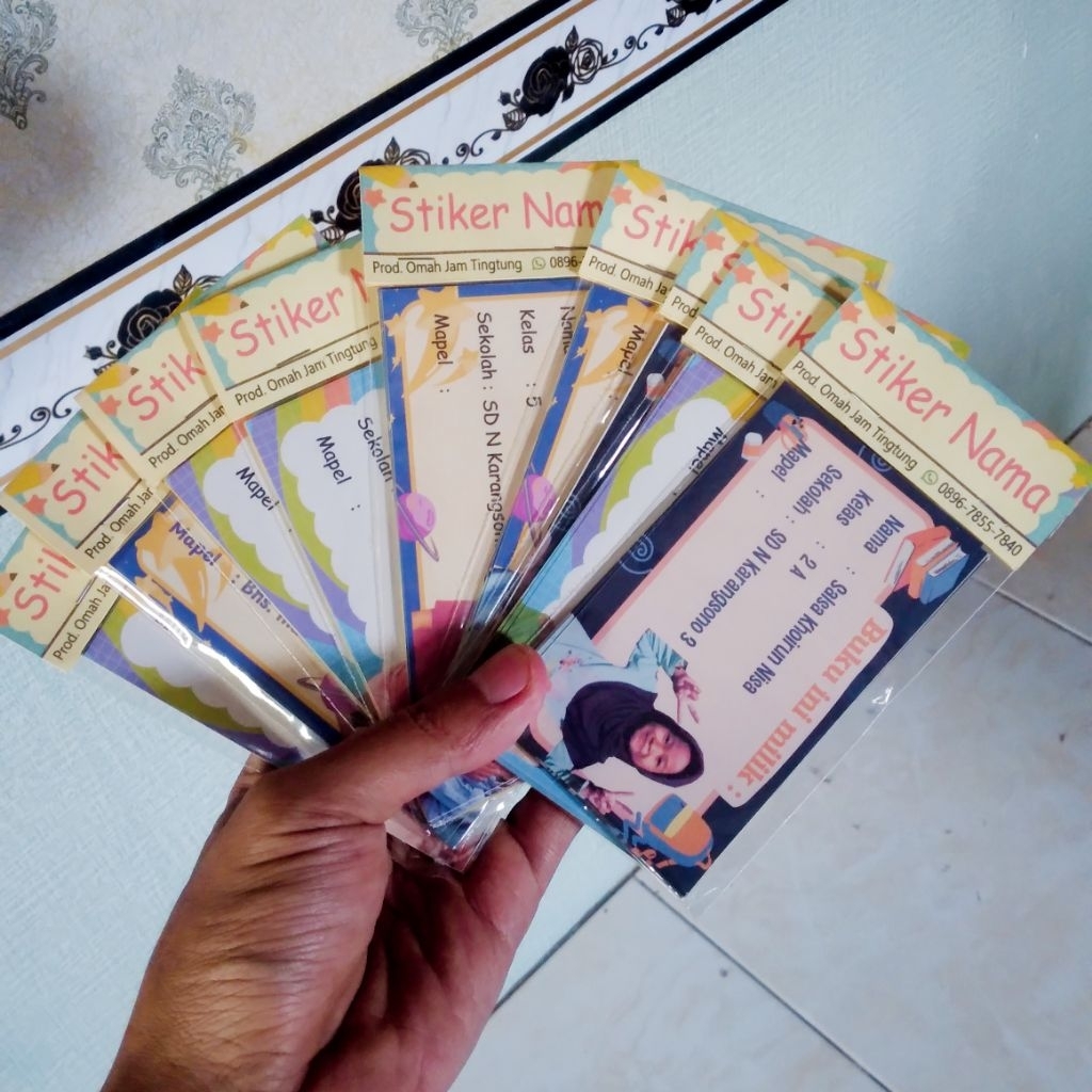 Jual Sticker nama custom | Shopee Indonesia