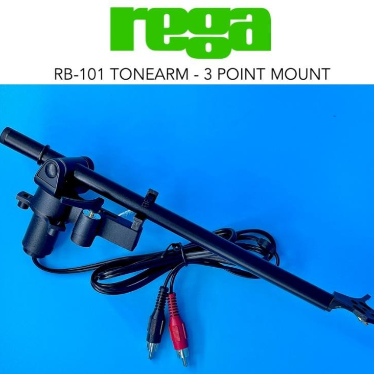 Jual Rega RB101 turntable tonearm 3 point mount with internal wiring ...