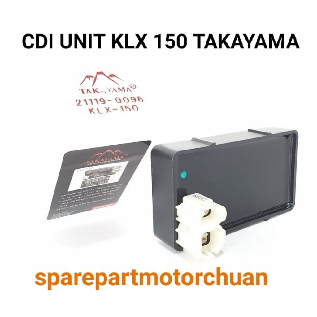 Jual CDI KLX 150 CONTROL UNIT ENGINE DIGITAL ECU ECM CDI KAWASAKI ...
