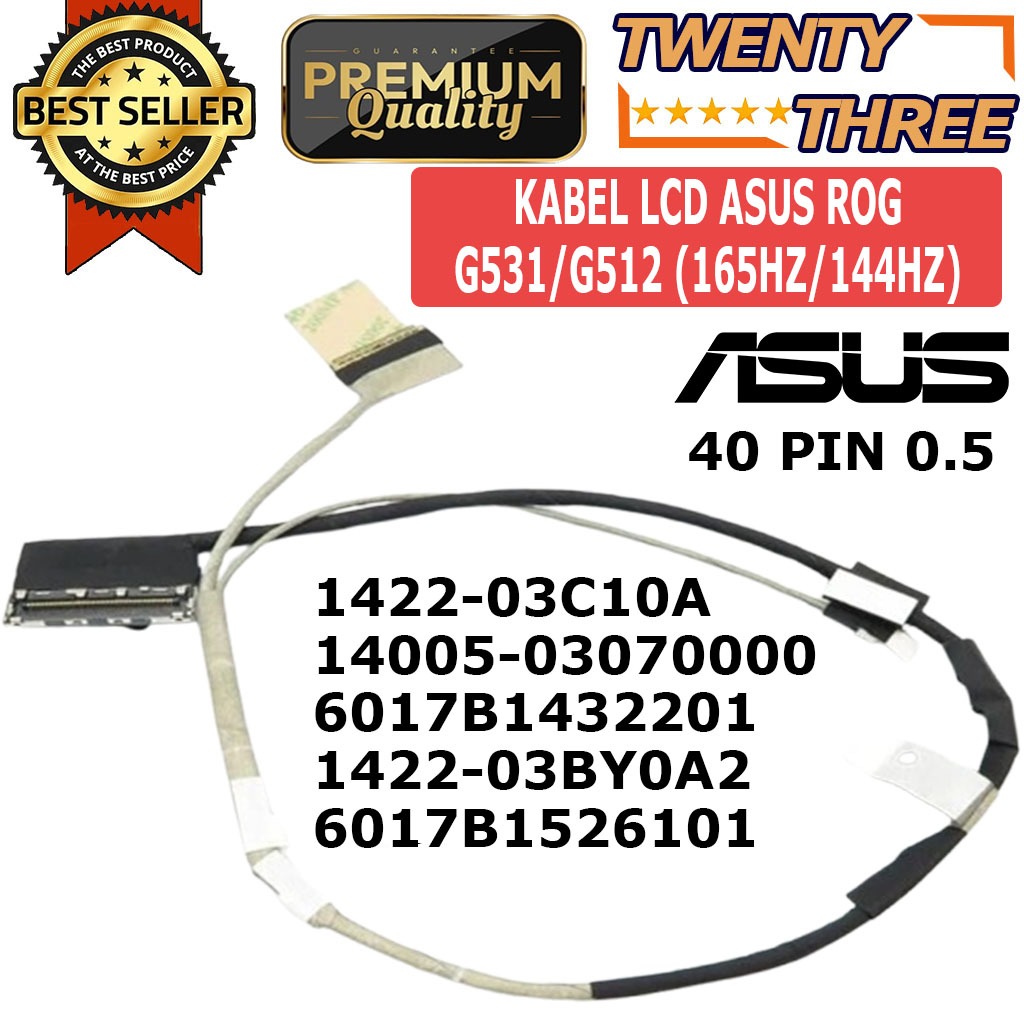 Cavo Flessibile LCD 40 Pin EDP RGB Per Asus G531 E Modelli Compatibili – Nuovo