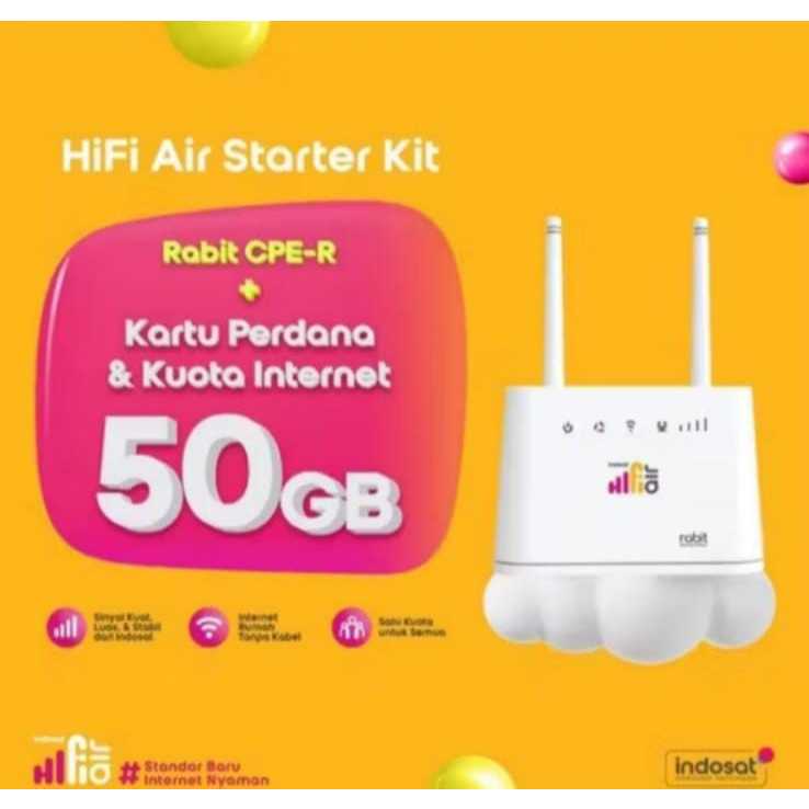 Jual Modem Indosat Hifi Air Rabbit 150 Mbps | Shopee Indonesia