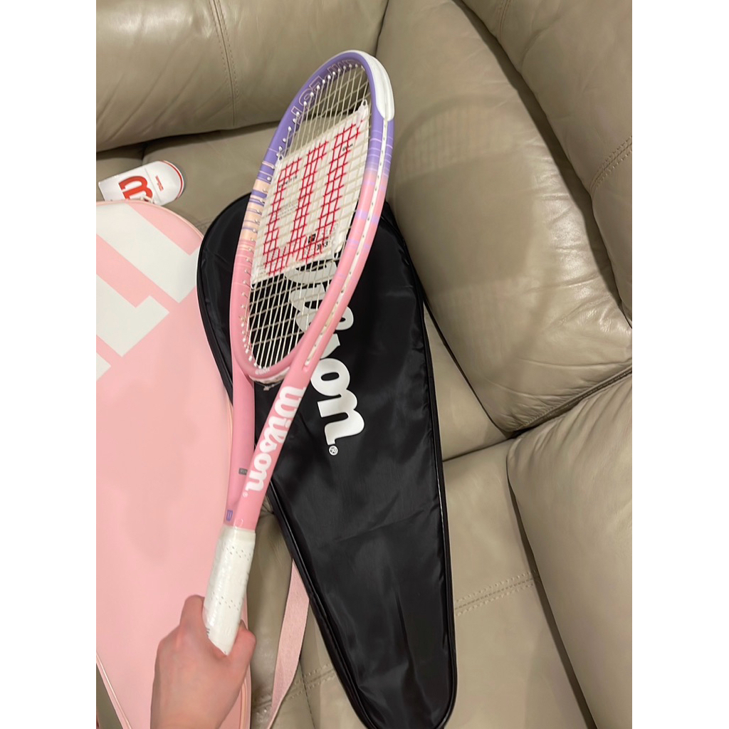 Jual Raket Wilson Tempest SE Pink tennis racket Original bundle dengan ...