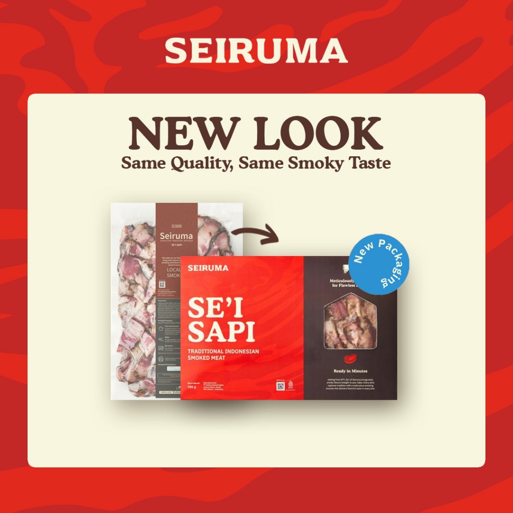 Jual Seiruma Sei Sapi | Daging Asap (New Packaging) | Shopee Indonesia